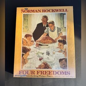 Norman Rockwell Four Freedoms Puzzle - 800 Piece